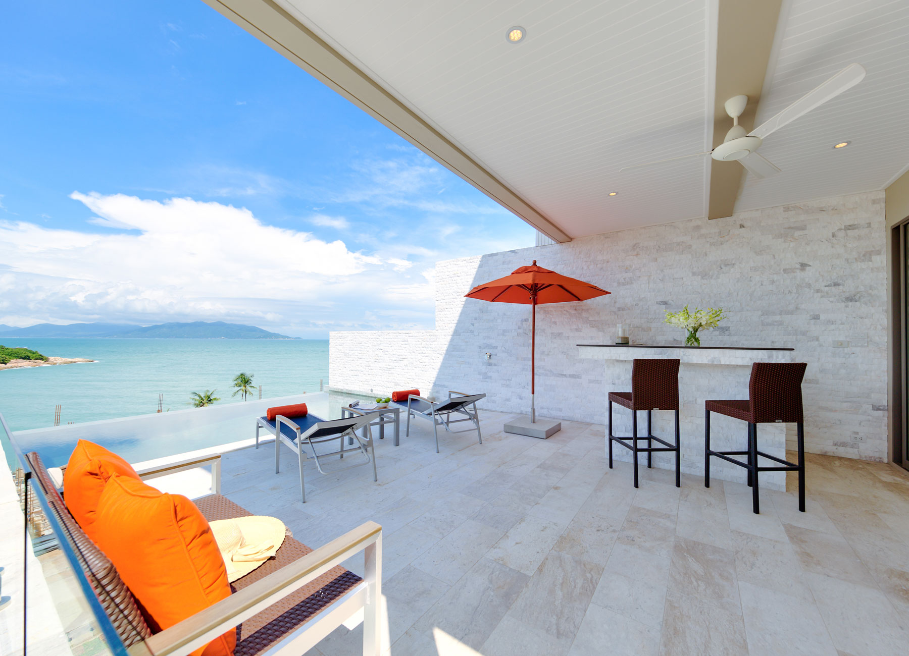 Have great relaxation at the terrace